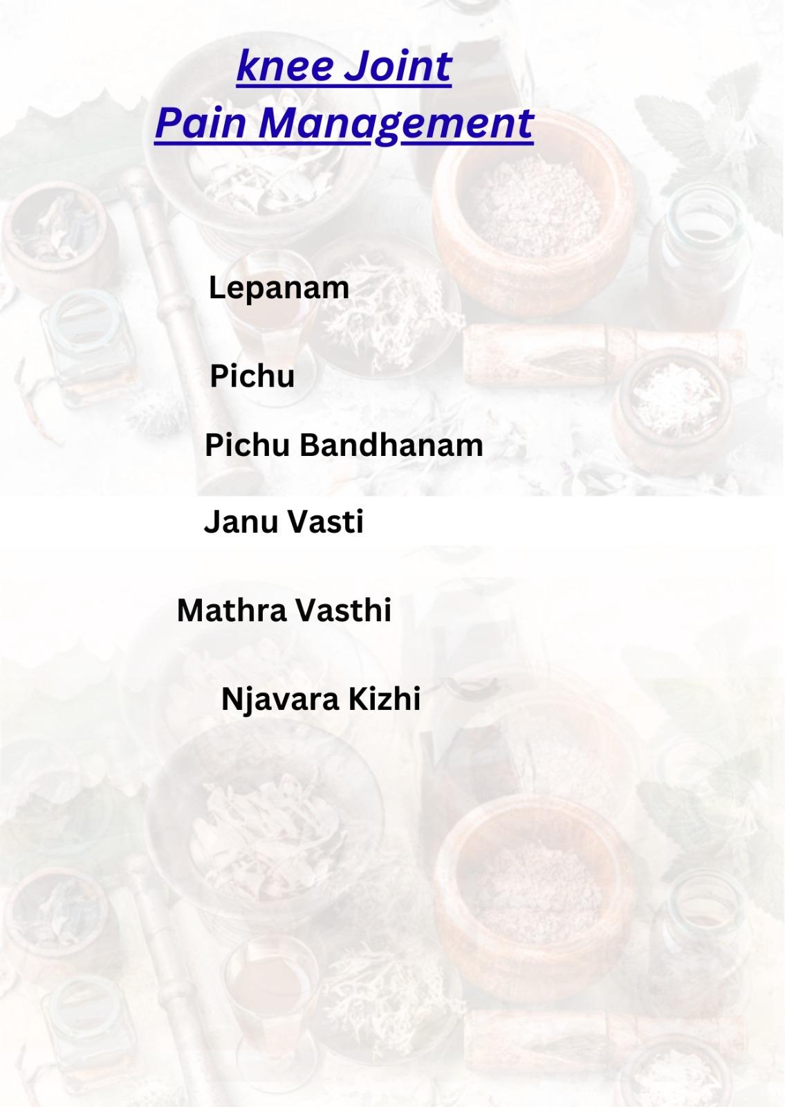 Knee Joint Management