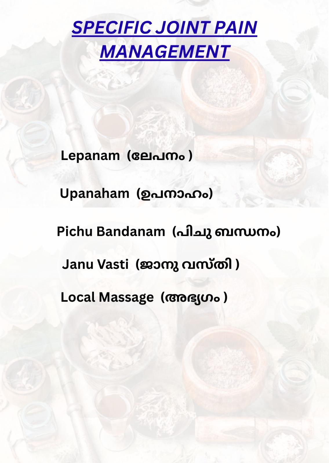 Specific Joint Pain Management